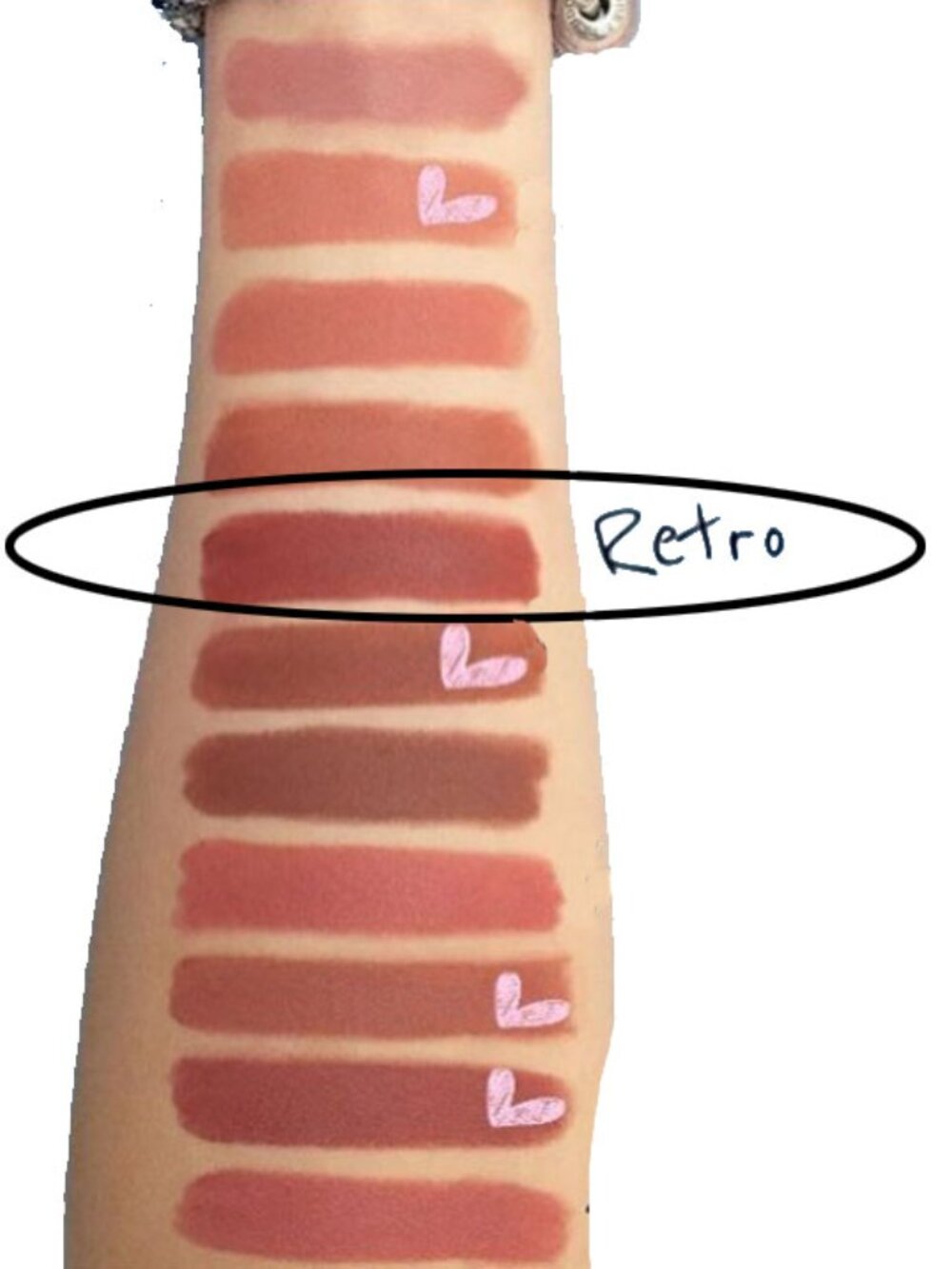 MAC Retro Lipstick 820 Discontinued Rare NIB Satin NOS HTF Warm Brown Rose - Picture 9 of 11